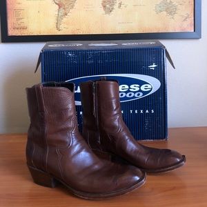 Lucchese Whiskey Brown Men’s Western Boot Size 10